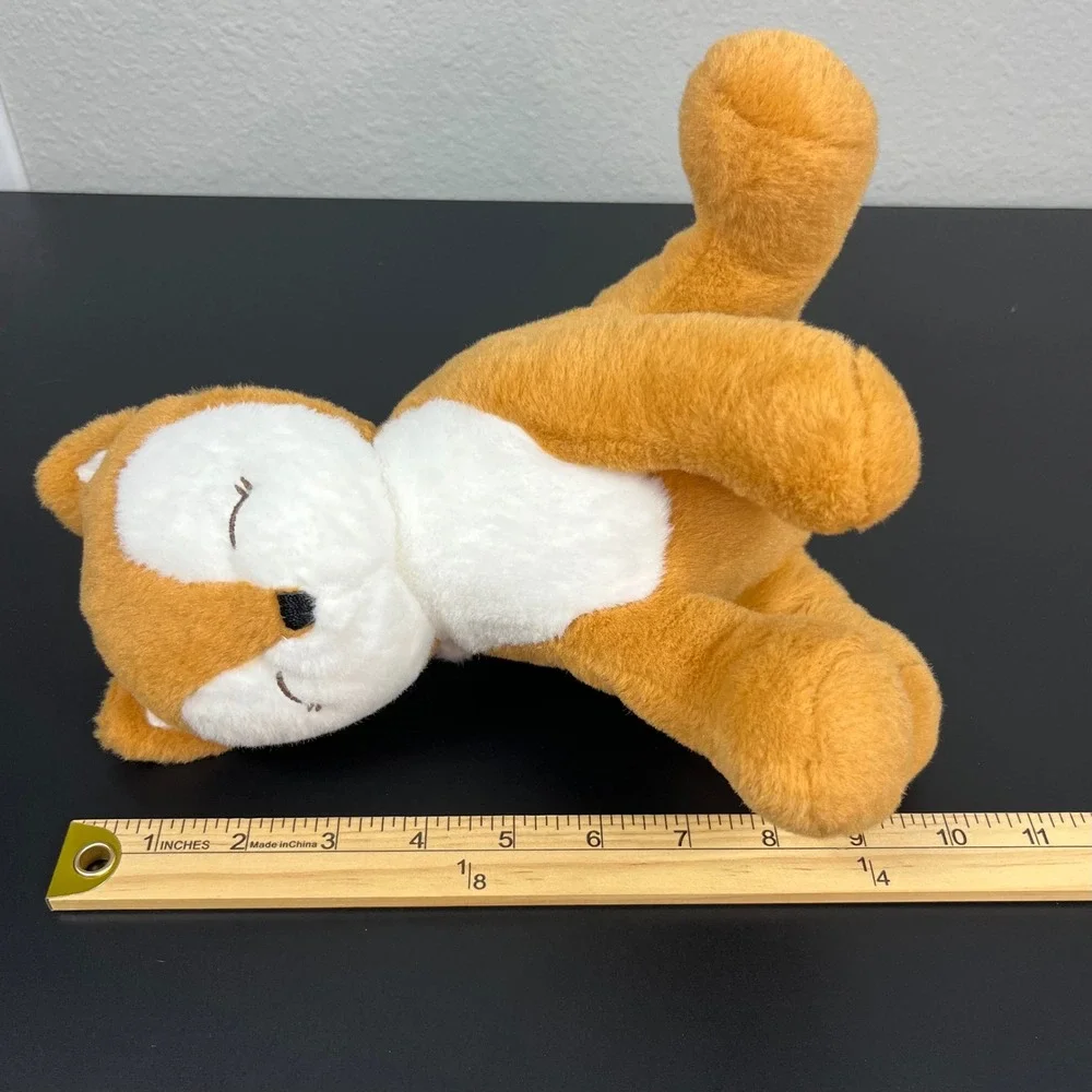 Gund Starting Out Orange Fox Plush Sleepy Eyes Stuffed Animal Nursery Lovey RARE